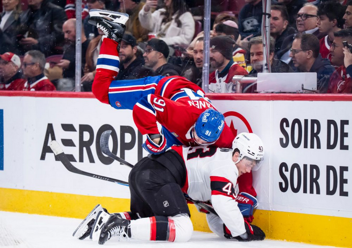 NHL: Slafkovský skóroval do siete Ottawy, jeho Montreal však prehral 2:5