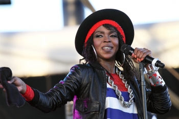 Americká speváčka Lauryn Hill.