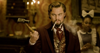Leonardo DiCaprio vo filme Divoký Django.