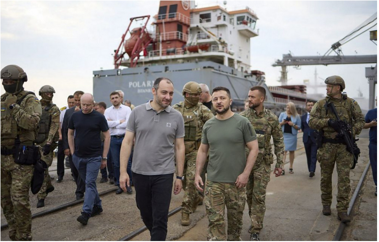 Zelenskyj: Po vyplávaní prvej lode s obilím je ešte priskoro na oslavu