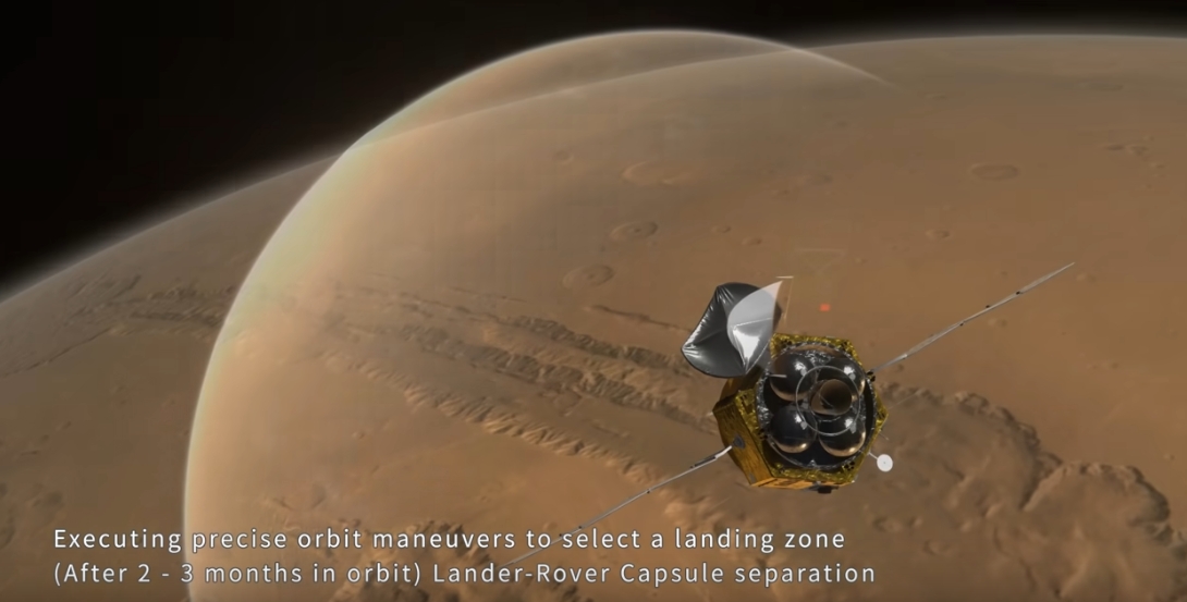 Čína zverejnila zábery zo sondy obiehajúcej Mars