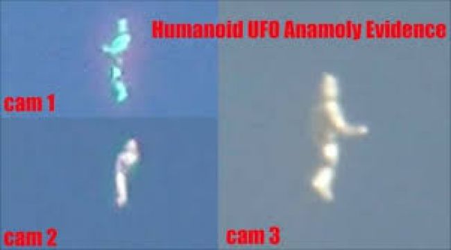 Neznámy humanoid zachytený nad Kaliforniou
