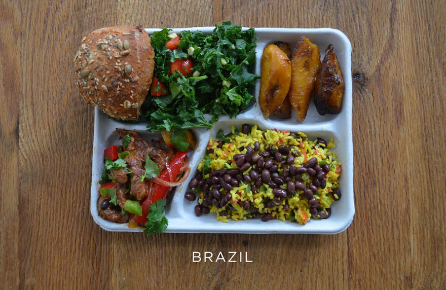 školské obedy v jednotlivých krajinách sveta