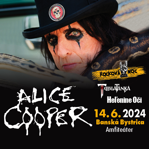 ALICE COOPER V LETE 2024 S NOVOU ŠOU AJ NA SLOVENSKU V BANSKEJ BYSTRICI!