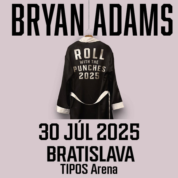 Úspešný Kanaďan BRYAN ADAMS prichádza opäť do Bratislavy