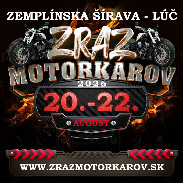 ZRAZ MOTORKÁROV ZEMPLÍNSKA ŠÍRAVA 2026 spojí fanúšikov hudby a motorkárov, príde aj Olympic