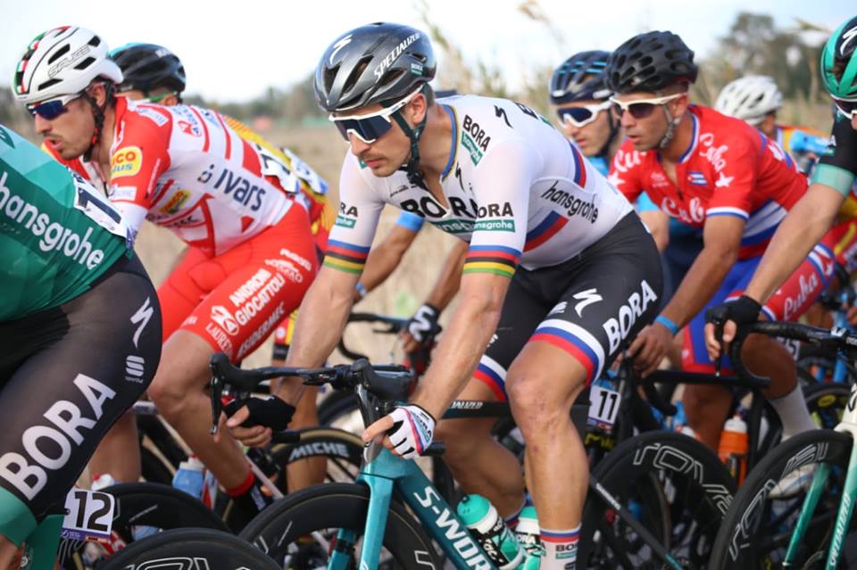 Slovenský cyklista Peter Sagan počas jednej z etáp na pretekoch Vuelta a San Juan v Argentíne.