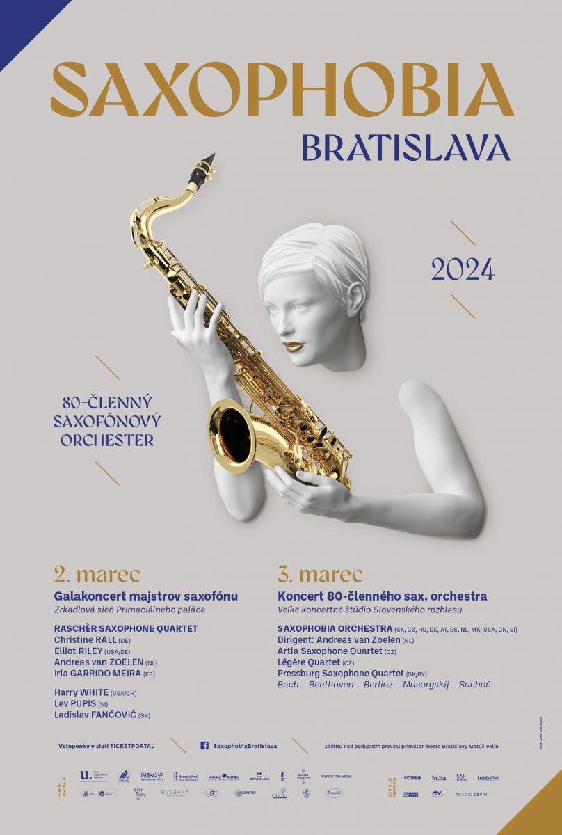 Festival SAXOPHOBIA BRATISLAVA - POCTA SAXOFÓNOM!