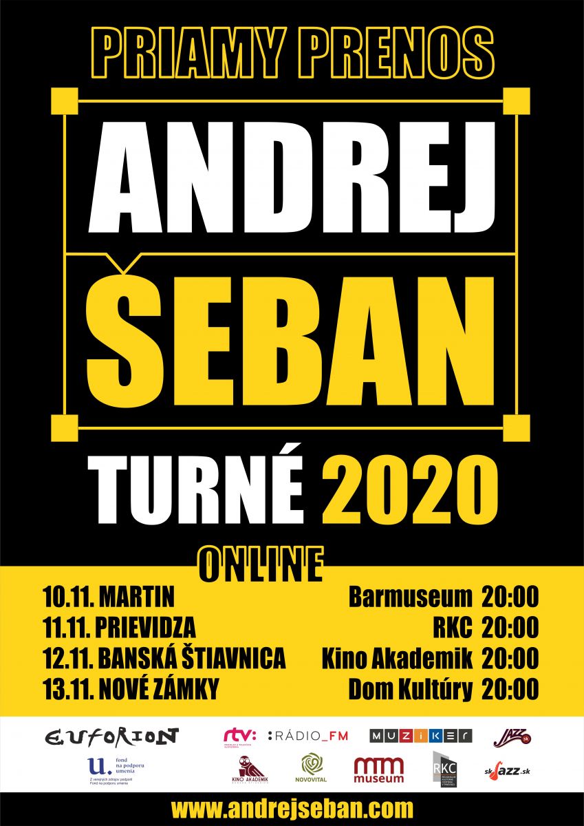 Andrej Šeban PRIAMY PRENOS - TURNÉ 2020