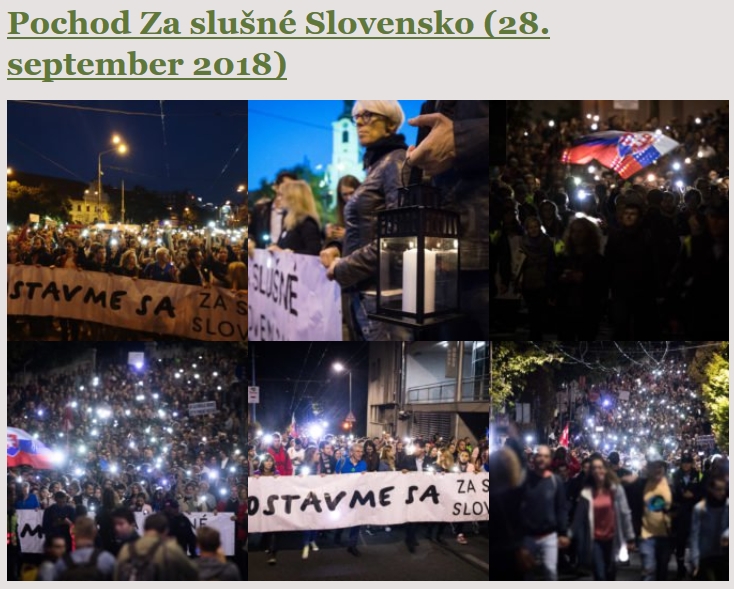 Za slušné Slovensko opäť pochodovalo niekoľko tisíc ľudí