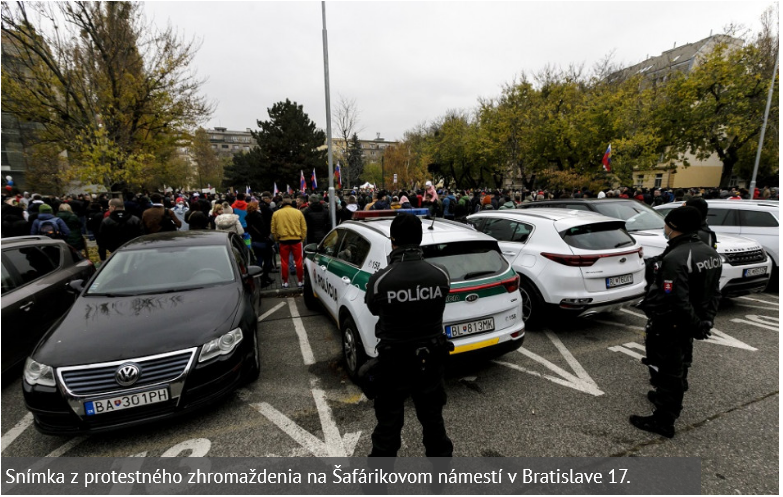 Š. Hamran poďakoval policajtom za profesionálnu prácu pri protestoch