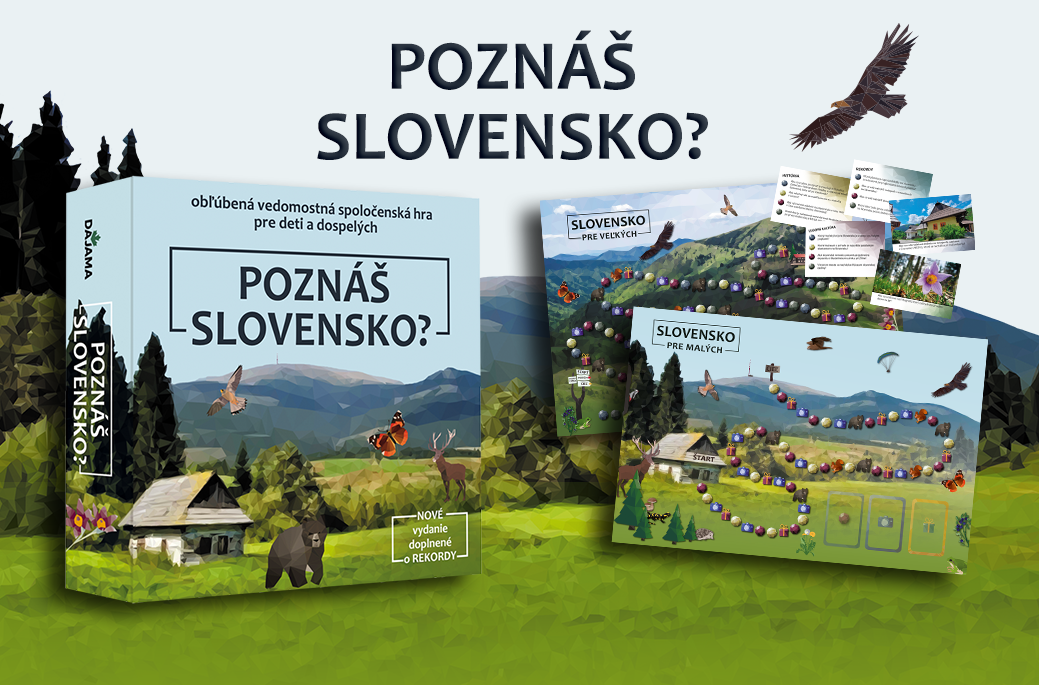 Zábava pre rodinu i priateľov: vedomostné hry Poznáš Slovensko? a Poznáš Tatry?
