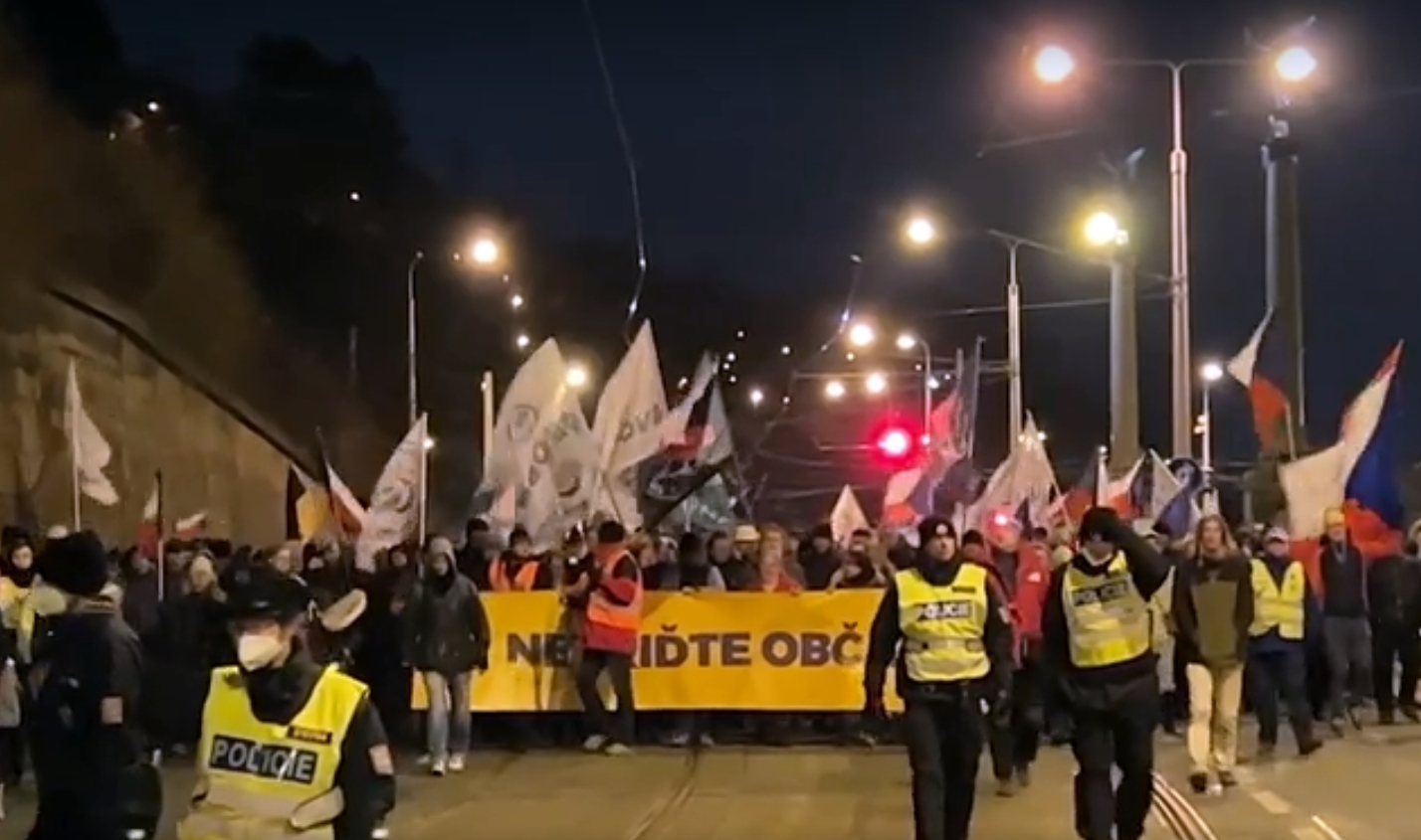 Praha protest