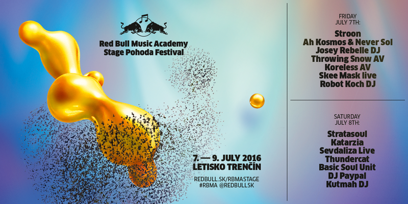 Red Bull Music Academy stage po prvýkrát na Pohode 2016