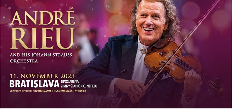 Kráľ valčíka, André Rieu, sa budúci rok vráti na Slovensko