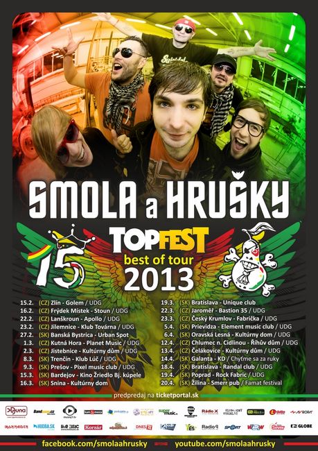 Smola a Hrušky Topfest Best of tour 2013