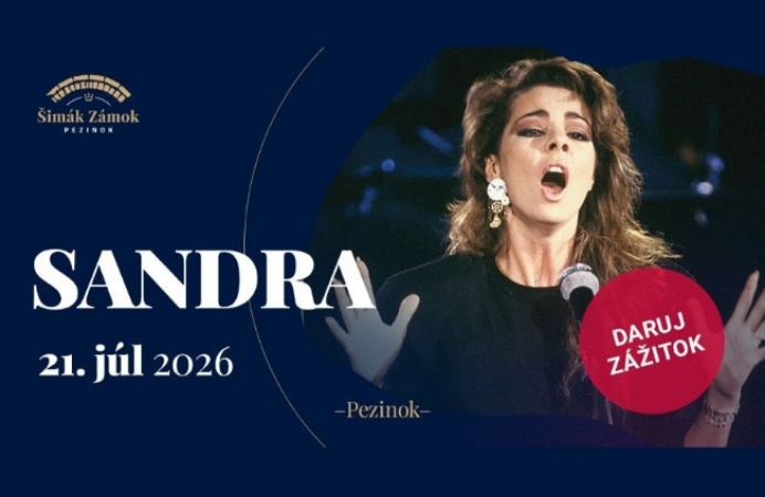 Speváčka Sandra vystúpi v júli 2026 na Slovensku