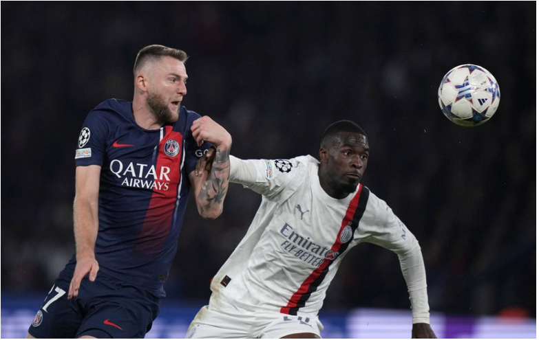 Liga majstrov: Paríž St. Germain v zostave so Škriniarom zvíťazil nad AC Miláno 3:0 + výsledky