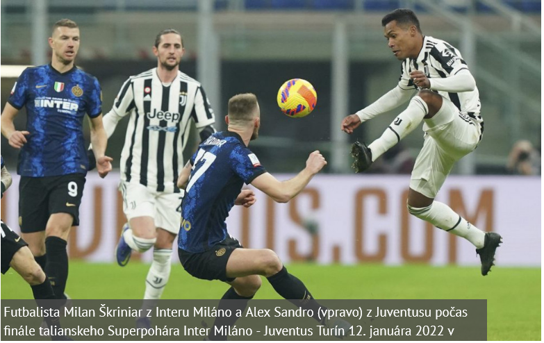 Inter Miláno v zostave so Škriniarom víťazom talianskeho Superpohára