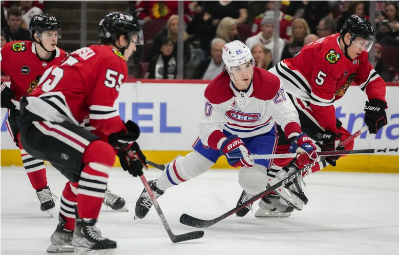 NHL: Slafkovský strelil víťazný gól, Montreal vyhral v Chicagu 5:2