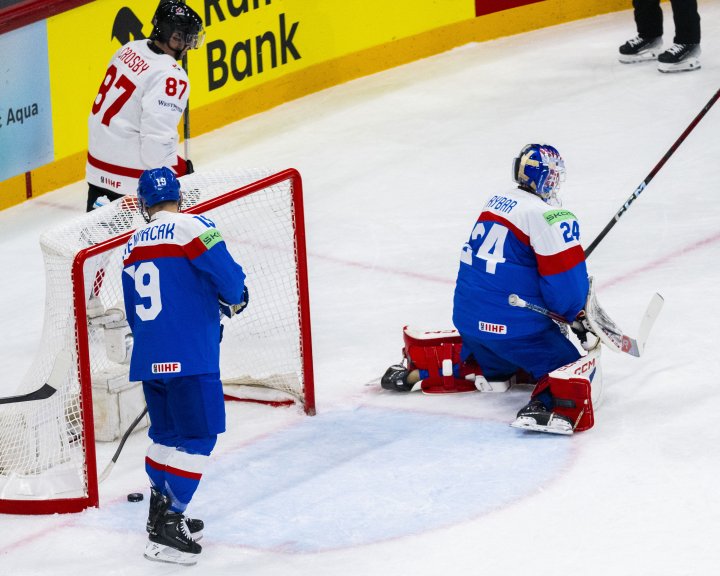 MS v hokeji 2025: Slovenskí hokejisti prehrali s Kanadou 0:7 na MS a v tabuľke skupiny A zostávajú so 7 bodmi na 4. postupovom mieste