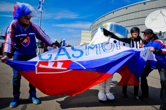 Slovenskí fanúšikovia na MS v hokeji 2012