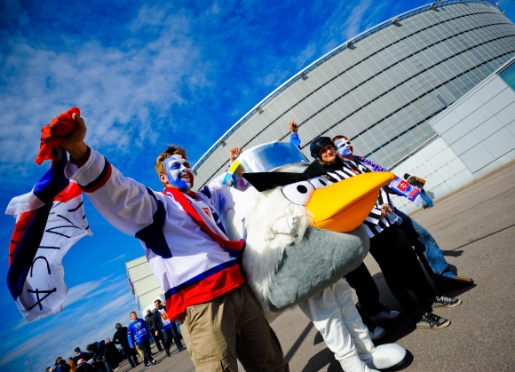 Slovenskí fanúšikovia na MS v hokeji 2012