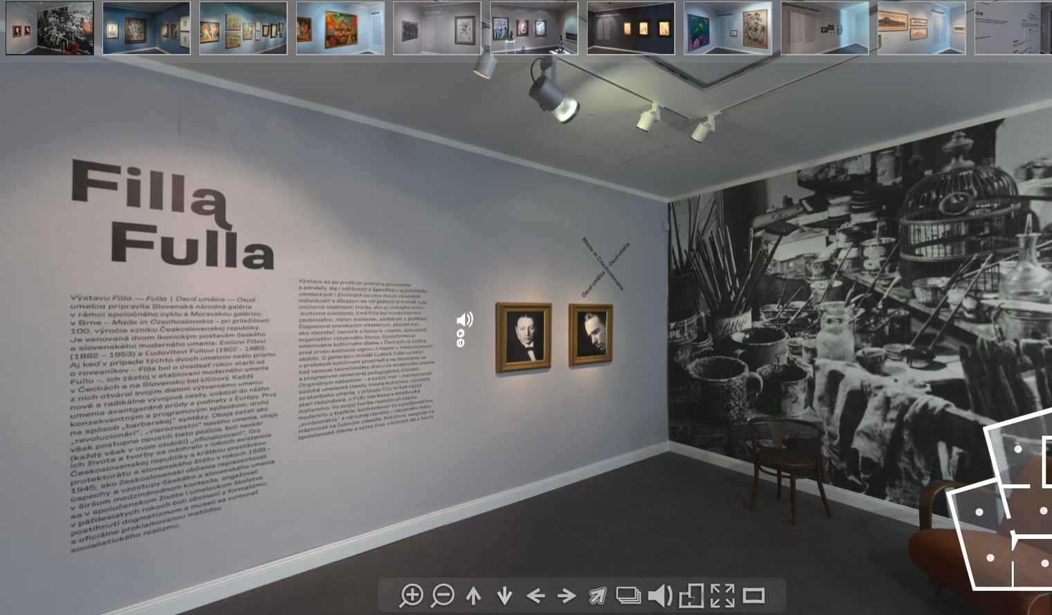 Slovenská národná galéria uvádza novú virtuálnu prehliadku Filla – Fulla