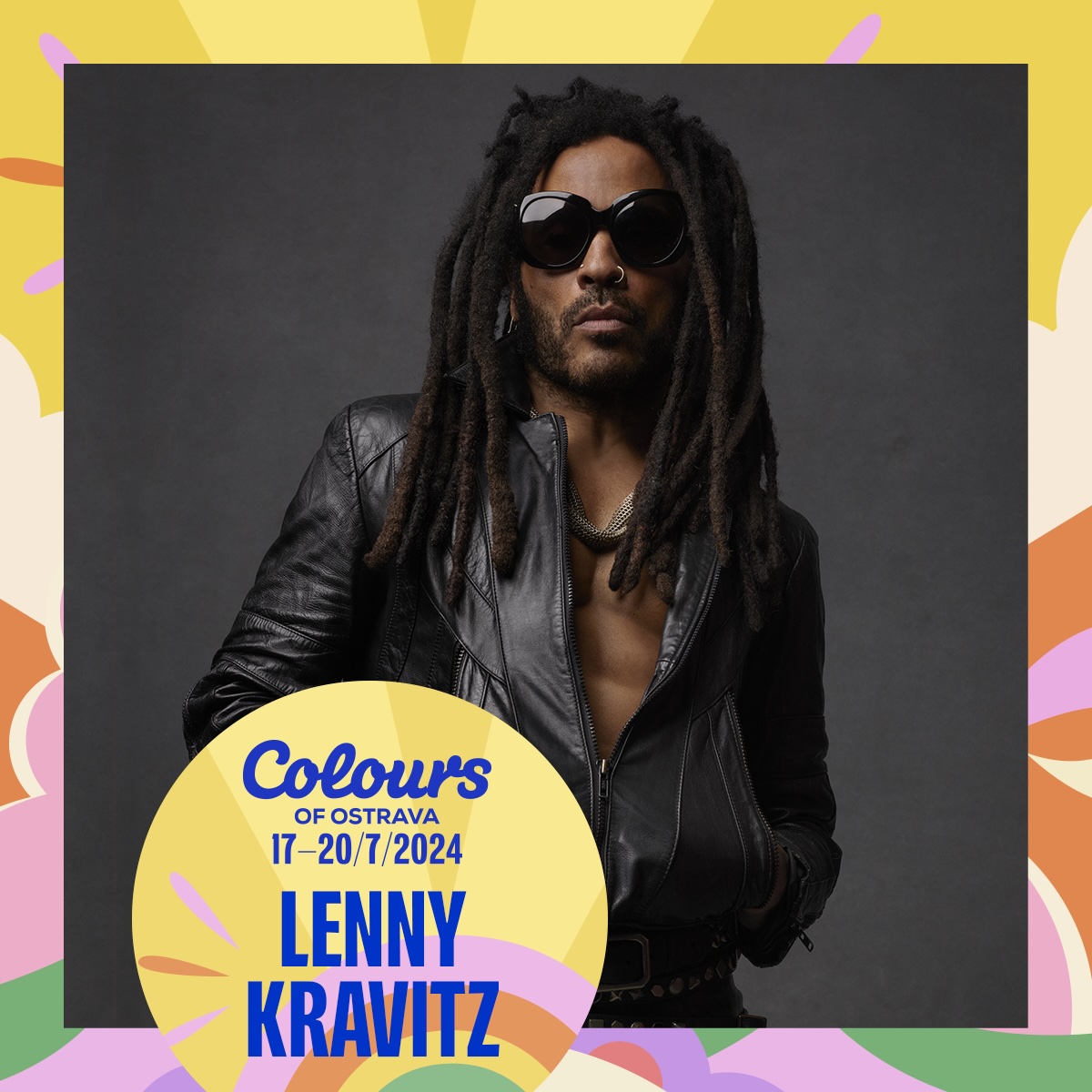 Rocková legenda Lenny Kravitz zahrá na Colours of Ostrava 2024!