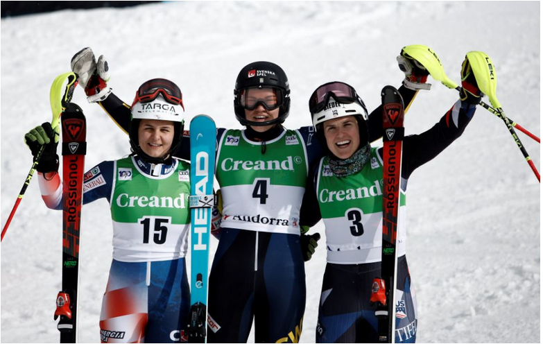 Slalom v Soldeu vyhrala Swennová-Larssonová