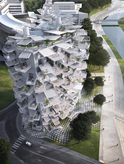 Dizajnový skvost: Vo Francúzsku vyrastie panelák inšpirovaný tvarom stromu