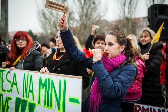Slovensko zasiahol megaštrajk učiteľov