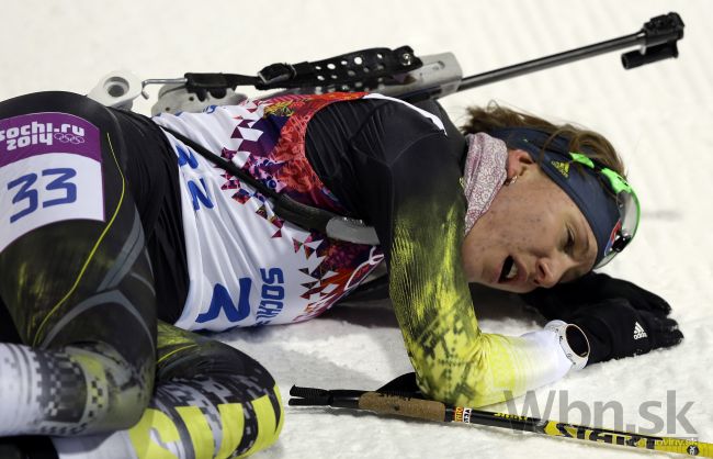 Anastasia Kuzminová získala v Soči zlatú olympijskú medailu