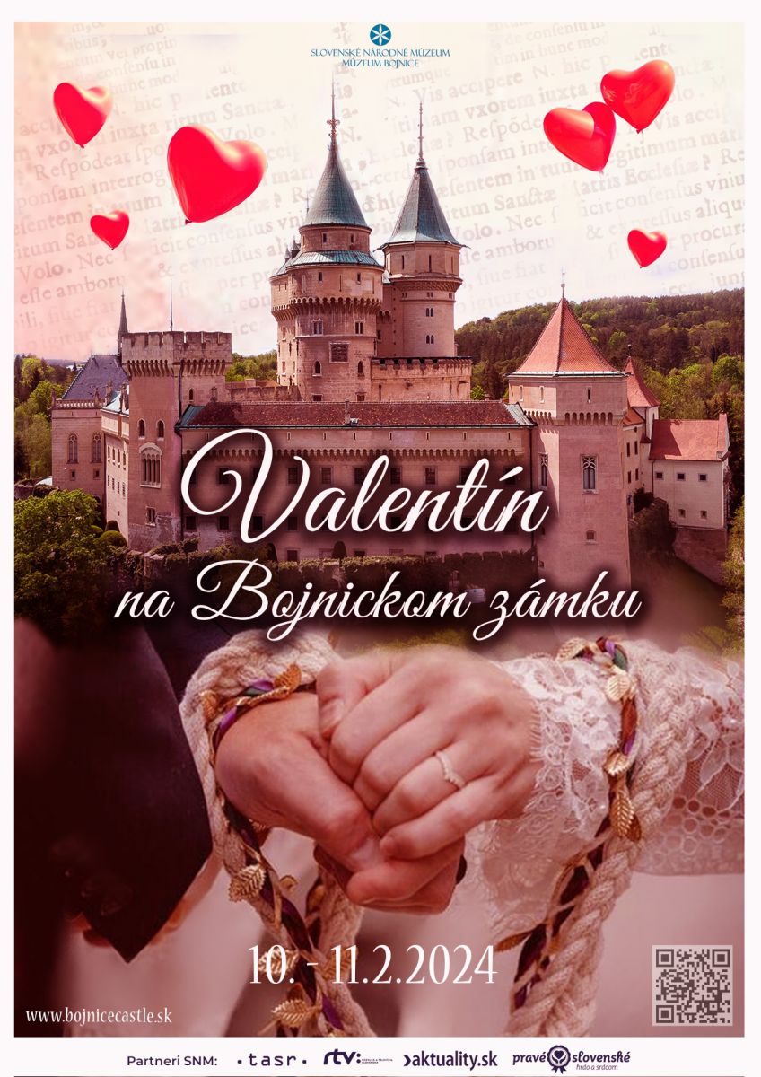 Na Bojnickom zámku sa aj tento rok uskutočnia romantické Valentínske prehliadky