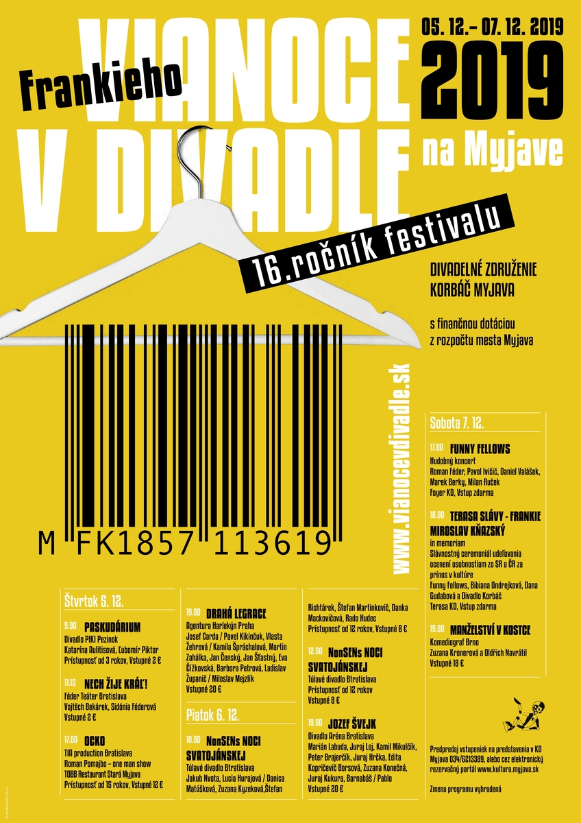 Vianoce v divadle 2019 - divadelný festival