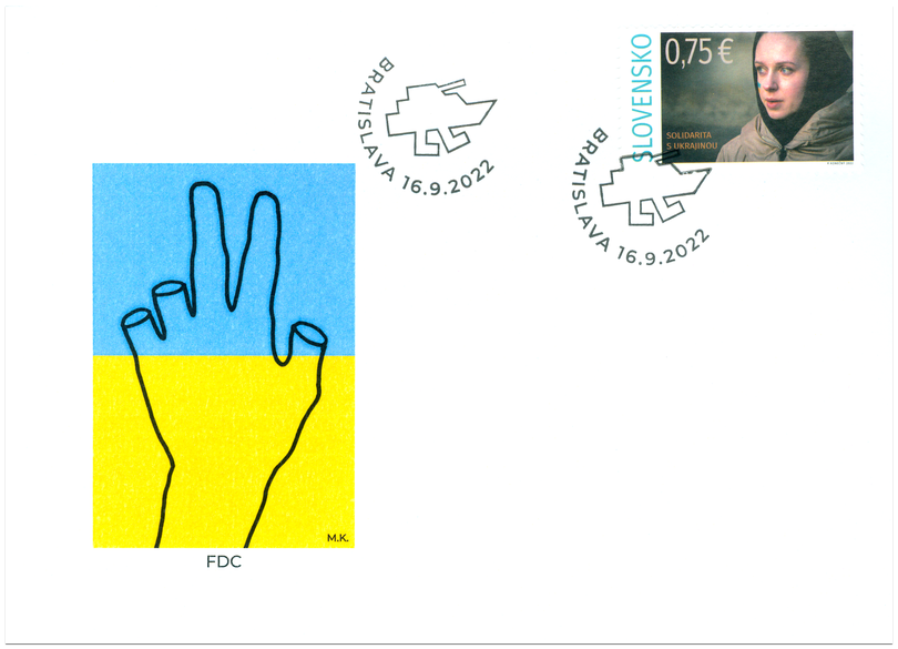 Známku Solidarita s Ukrajinou