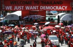 thajsko demonstracia