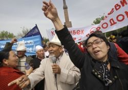 demonstracia kirgizsko