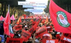 protest tirana