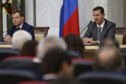 dmitrij medvedev  basar al assad