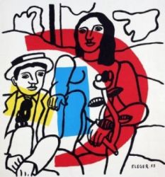 fernand leger dvaja 1955