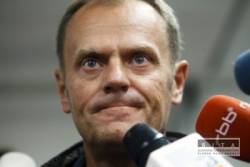 polsky premier donald tusk na mieste