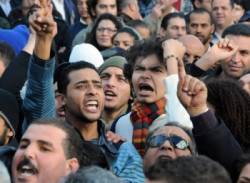 tunis protest