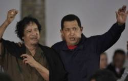 hugo chavez muammar kaddafi