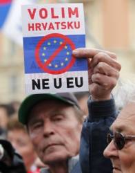chorvatsky protest proti odsudeniu got