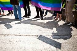 protestne zhromazdenie gayov a lesbic