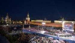 moskva oslavuje den ruska