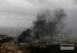 protestujuci vazni v libanone podpali