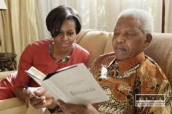 michelle obama nelson mandela