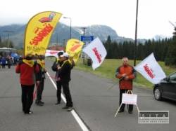 odborari protest priechody